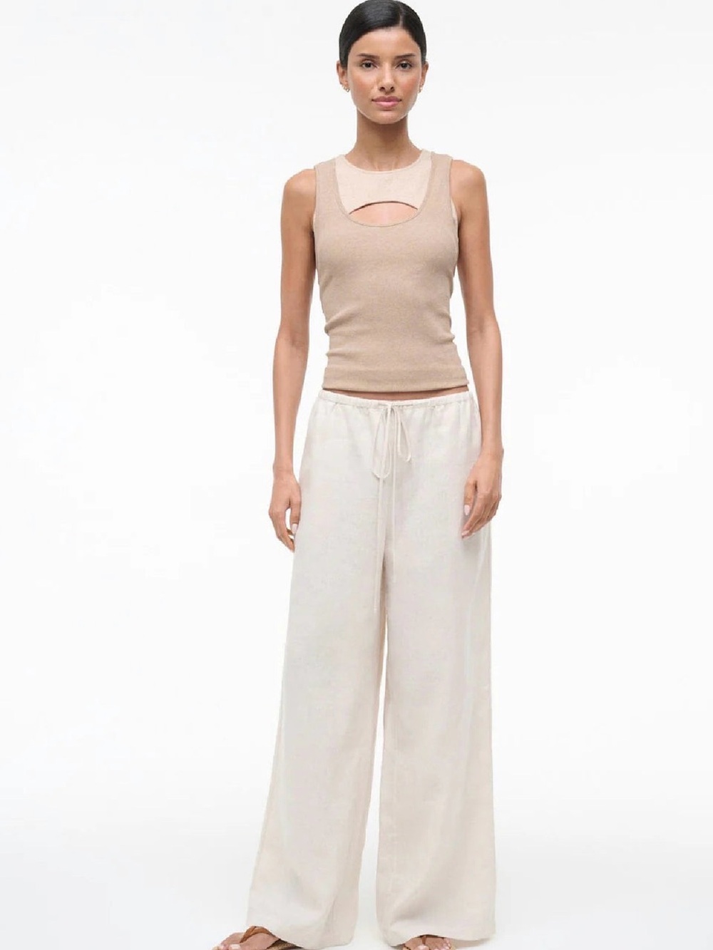 Mateo Linen Pants ~ Natural